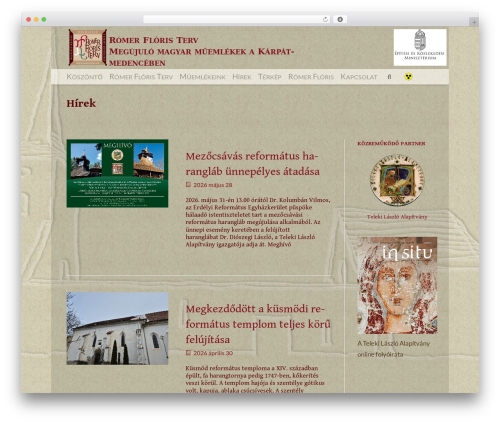 RomerFloris WordPress theme - romerterv.com