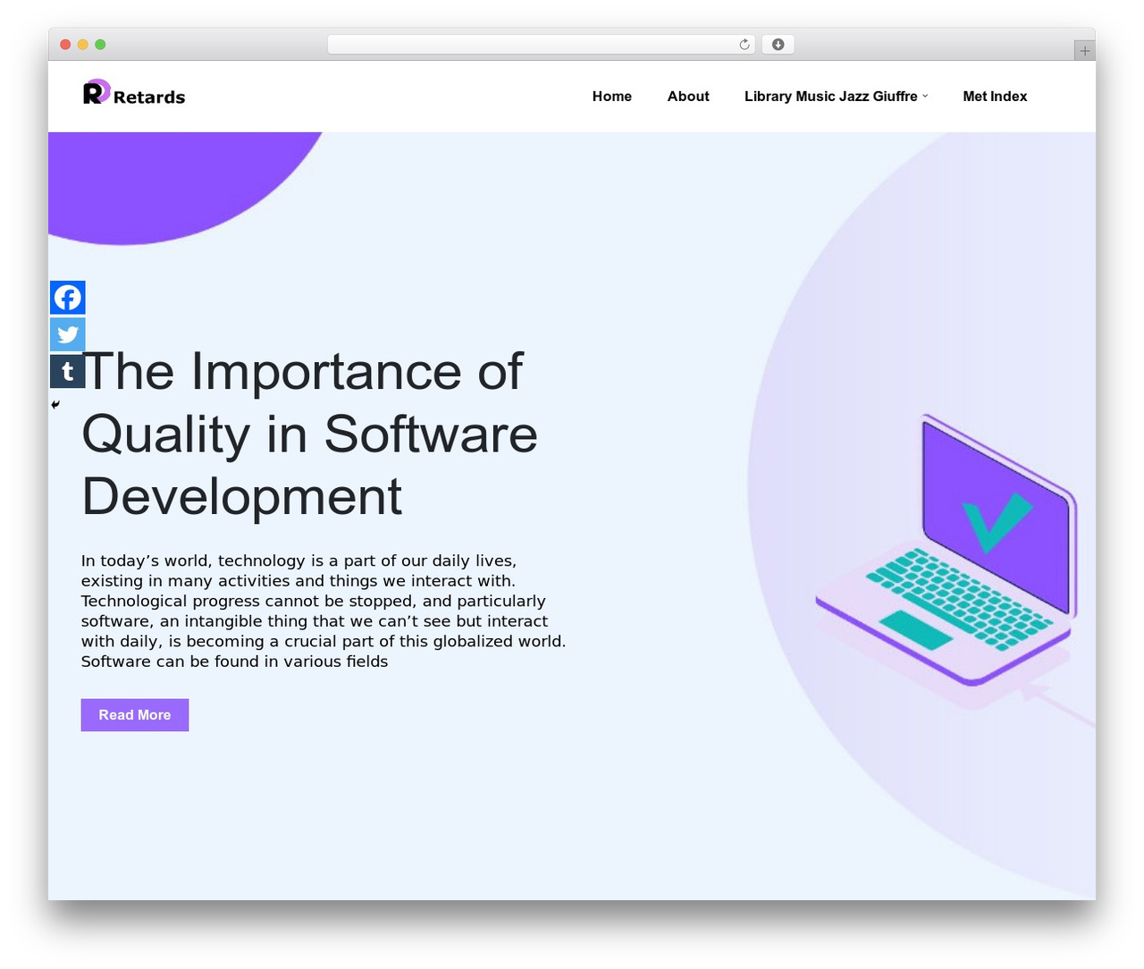 Techbit theme WordPress - retards.org