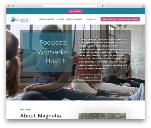 WordPress theme Divi - magnolia-obgyn.com