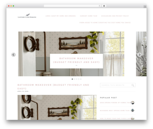 WordPress theme Genesis - lanternlanedesigns.com