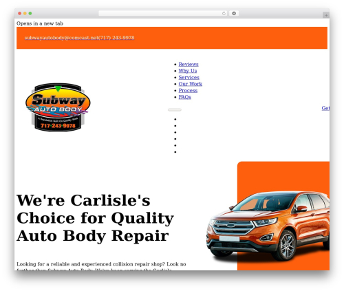 Happyfiles pro WordPress plugin - subwayautobodycc.com