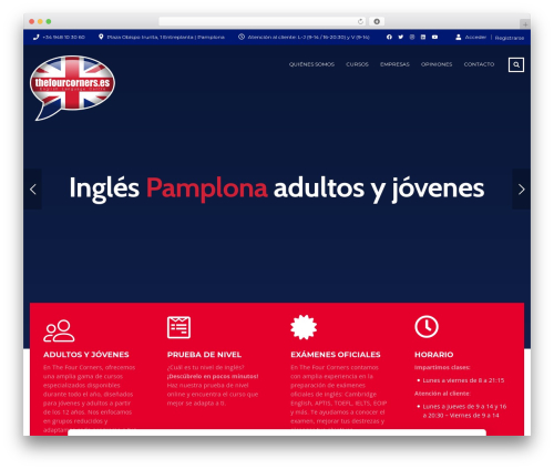 WP theme Master Study - thefourcorners.es