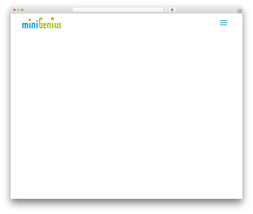 Divi WordPress theme - minigenius.de
