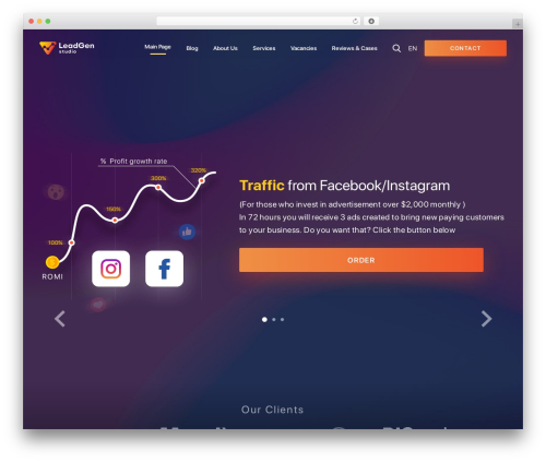 leadgen WordPress theme - leadgen.studio