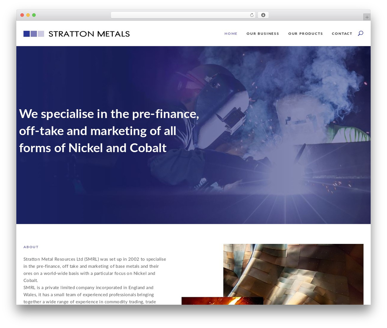 Responsive Mobile WordPress theme - stratmet.com
