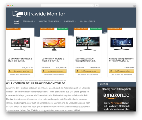 Theme WordPress Extra - www.ultrawide-monitor.de