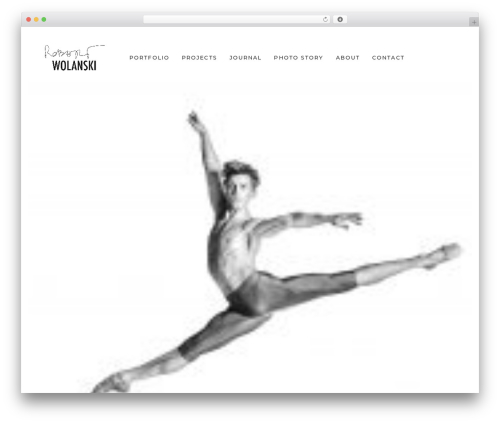 Uncode WordPress page theme - robertwolanski.com