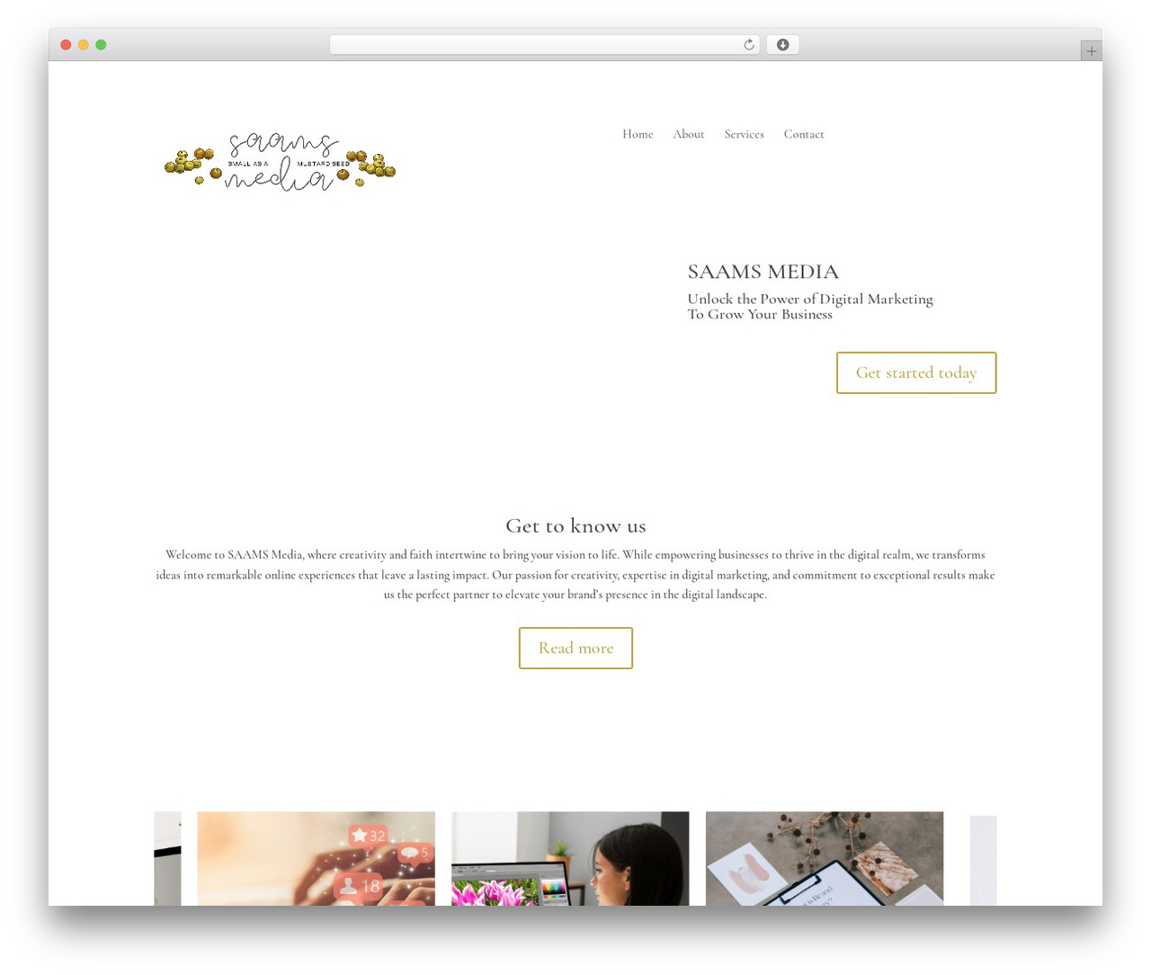 WordPress theme Divi - saamsmedia.com