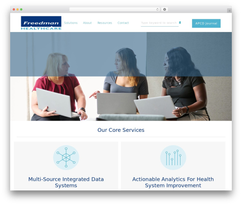 WordPress theme Massot - freedmanhealthcare.com