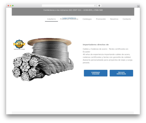 Astra theme WordPress - induferro.com