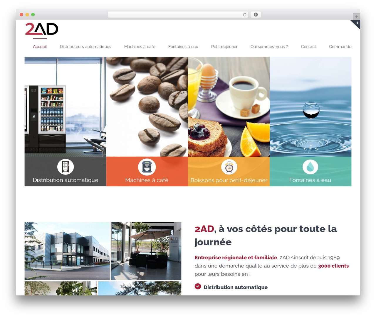Avada WordPress theme - 2ad.fr