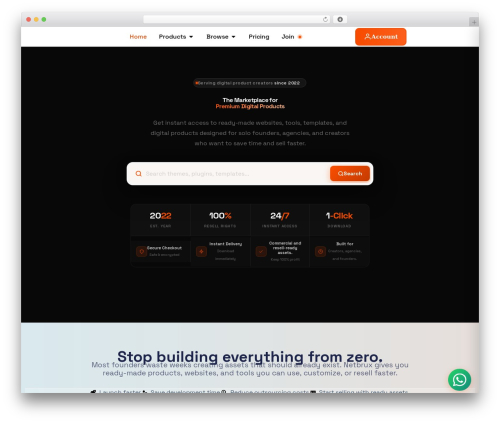 Blocksy WP theme - netbrux.com