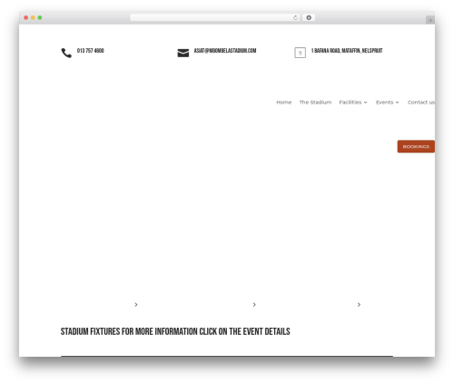 Divi WordPress theme - mbombelastadium.com