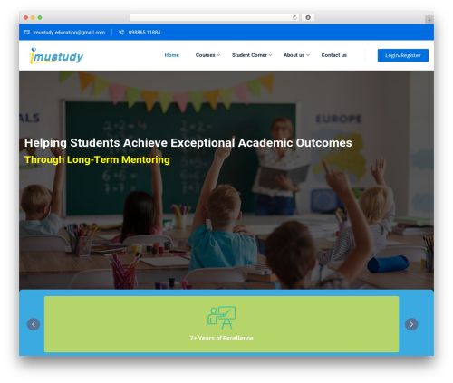 Edubin theme WordPress - www.imustudy.com