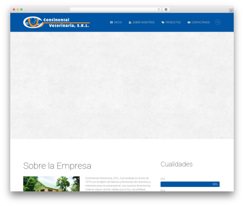 Grecko WordPress website theme - continentalvet.com