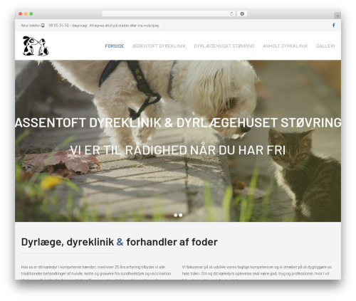 Megalith WordPress theme - assentoft-dyreklinik.dk
