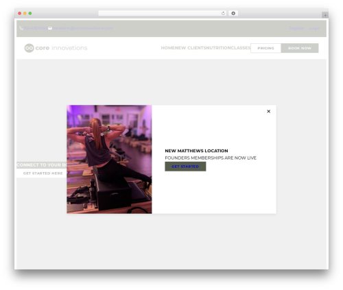 Project Leonidas WordPress theme - coreinnov8tions.com