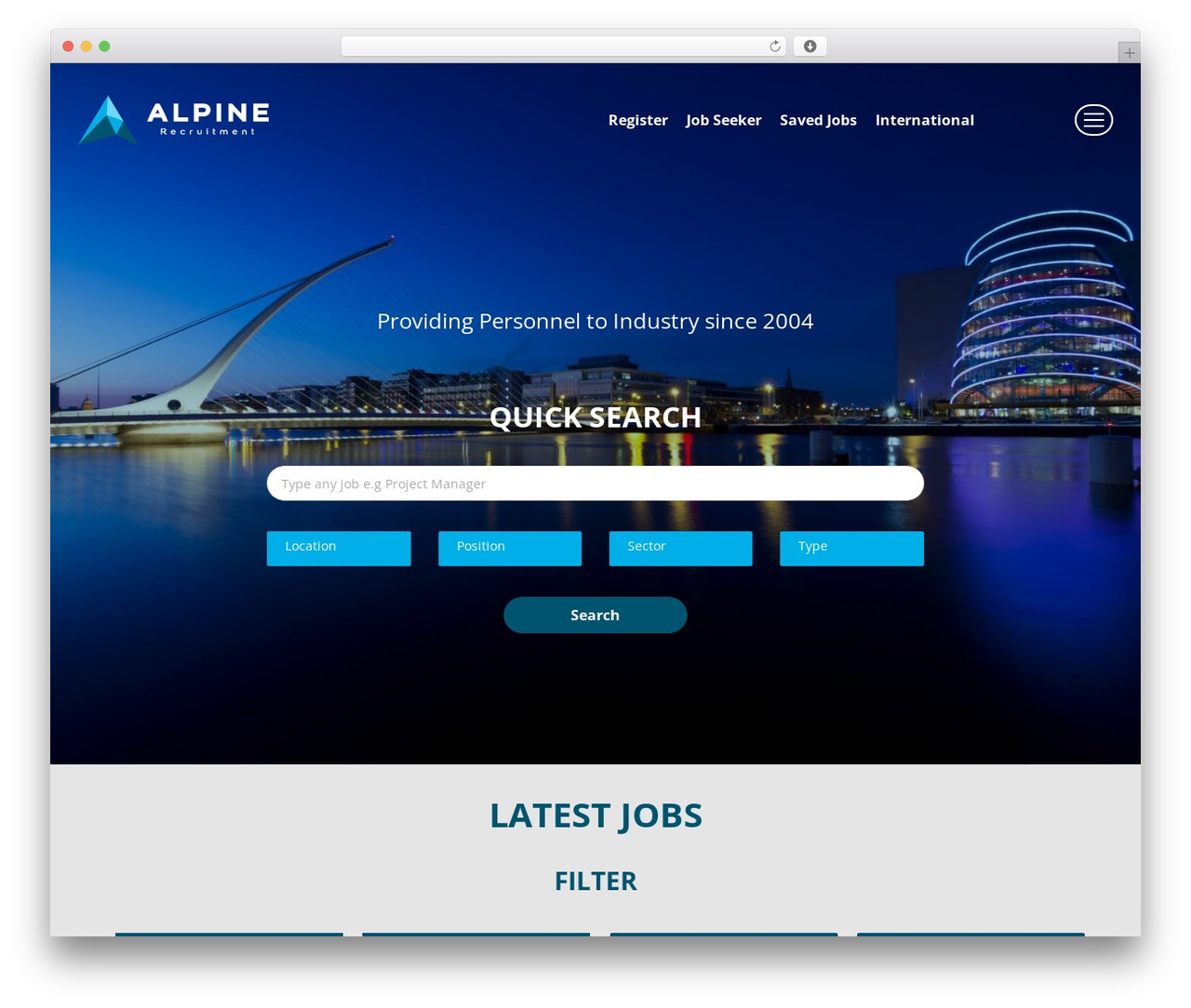 The7 WP theme - alpine.ie