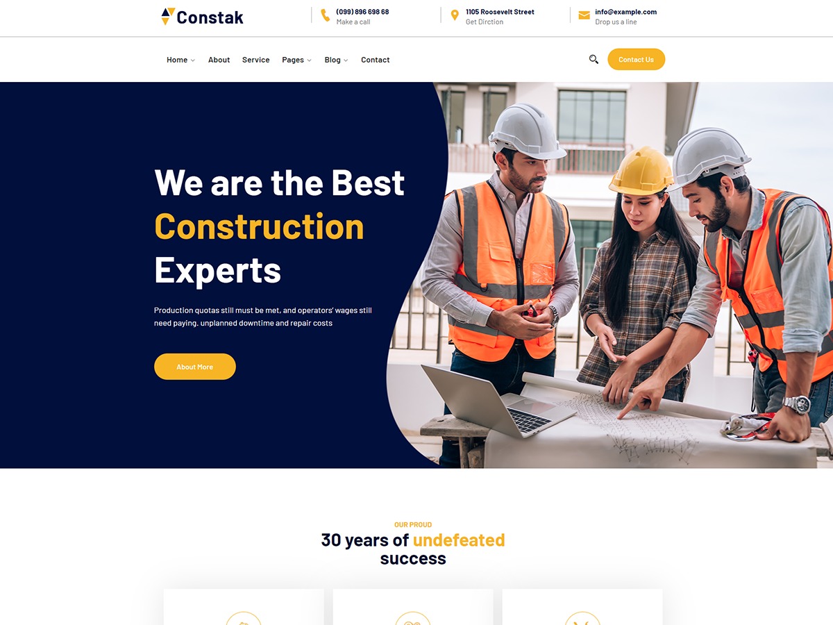 Theme WordPress Constak Theme WordPress Constak