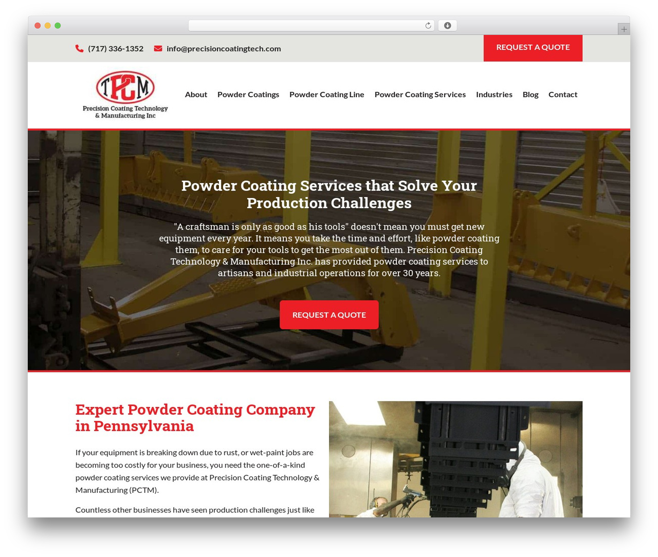 Theme WordPress Precision Coating - precisioncoatingtech.com Theme WordPress Precision Coating - precisioncoatingtech.com