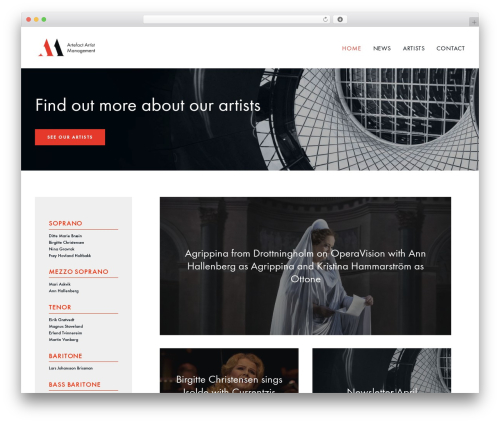 Uncode core WordPress plugin - artefact.no