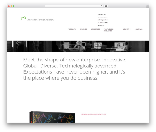 WordPress theme Divi - globalbridgebuilders.com