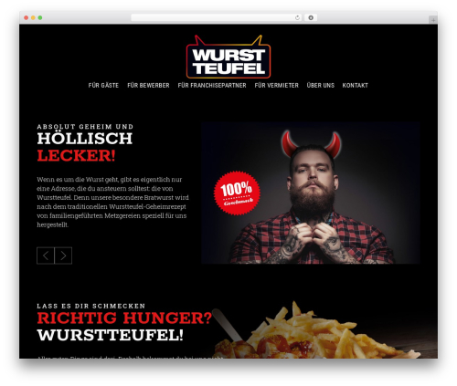 WordPress theme GeneratePress - wurstteufel.de