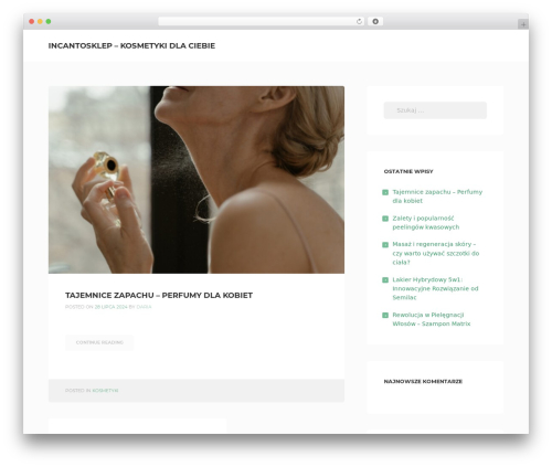 WordPress theme Kihon - incantosklep.pl