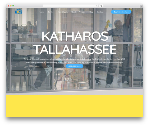 WordPress theme Uclean - cleantallahassee.com