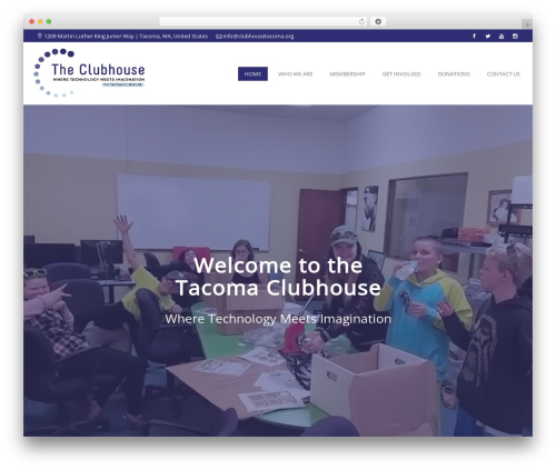 WP theme edsBootstrap Pro - clubhousetacoma.org