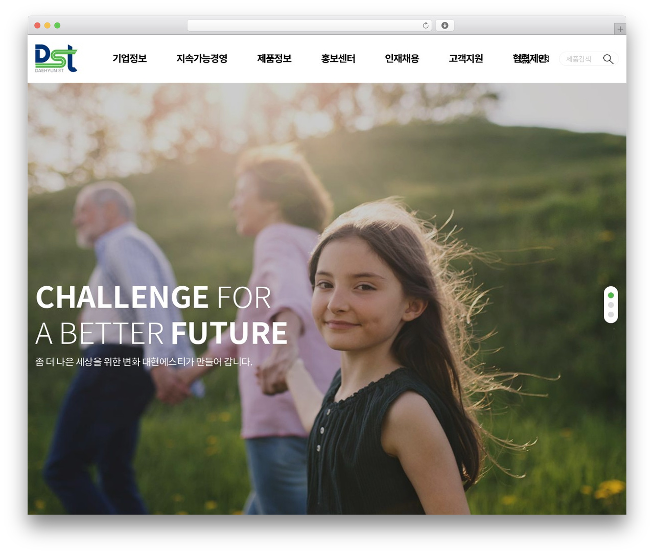 DST WordPress theme - daehyunst.com