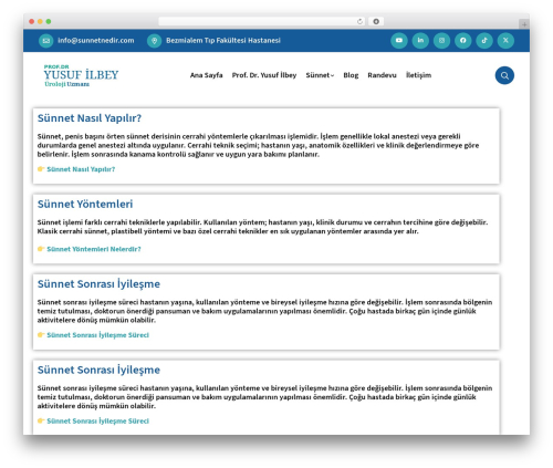 Theme WordPress Medixi - sunnetnedir.com