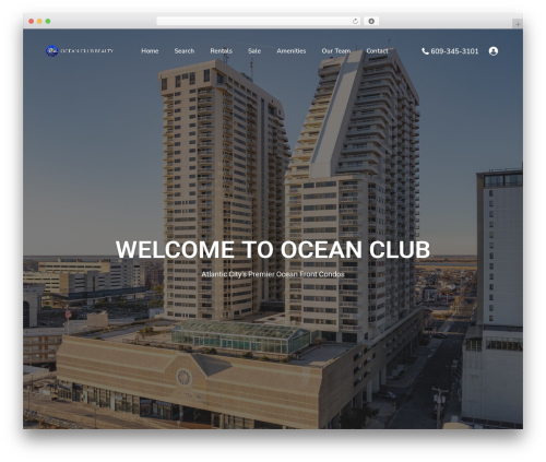Residence gutenberg WordPress plugin - oceanclubrealty.com
