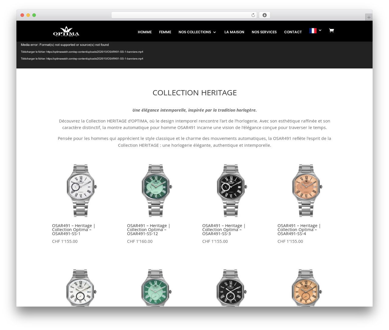 WordPress theme Divi - optimawatch.com