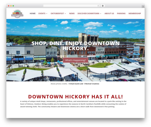 Cfsc divi WordPress plugin - downtownhickory.com
