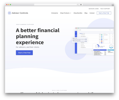 WP theme Advisor Controls - advisorcontrols.com