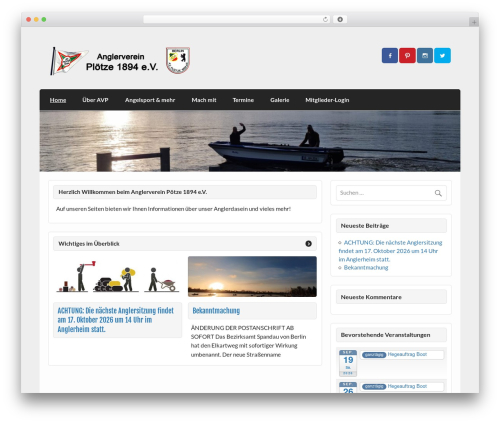 Courage pro WordPress plugin - anglerverein-ploetze.de