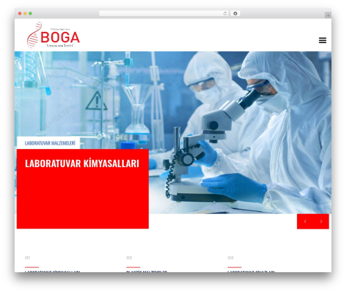 LabtechCO theme WordPress - bogamedikal.com.tr
