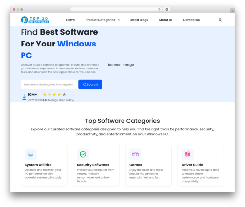 Top10pcsoftware premium WordPress theme - top10pcsoftware.com Top10pcsoftware premium WordPress theme - top10pcsoftware.com