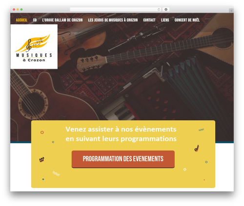 WordPress theme NotaCorda - musiquesacrozon.org