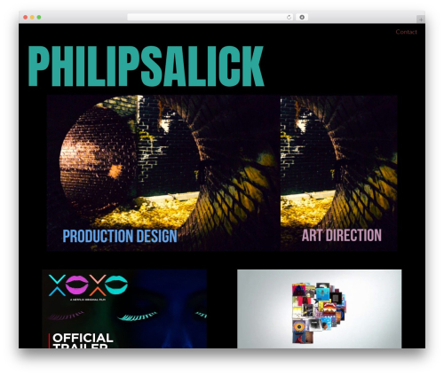 WordPress website theme Flat Bootstrap - philipsalickdesign.com