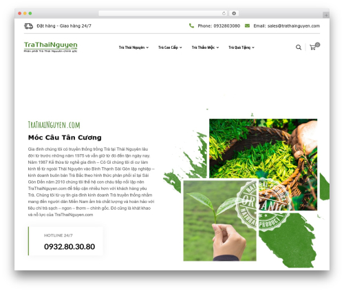 Foodano theme WordPress - trathainguyen.com