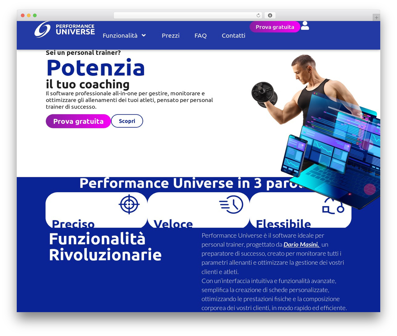 Hello Elementor WordPress theme - performanceuniverse.it