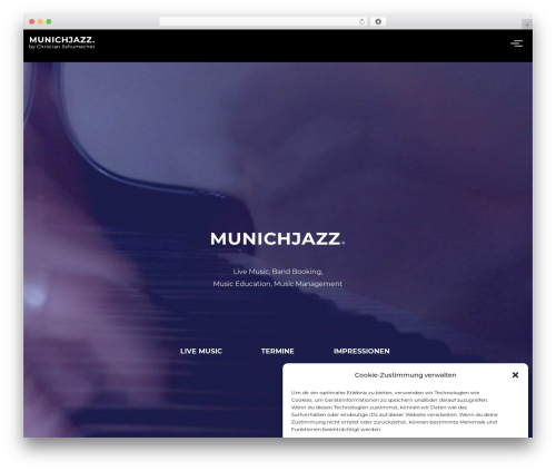 Wolf portfolio WordPress plugin - munichjazz.com