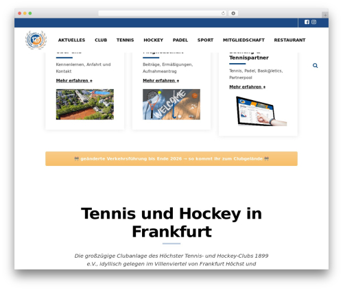 Klippe WordPress theme - hoechsterthc.de
