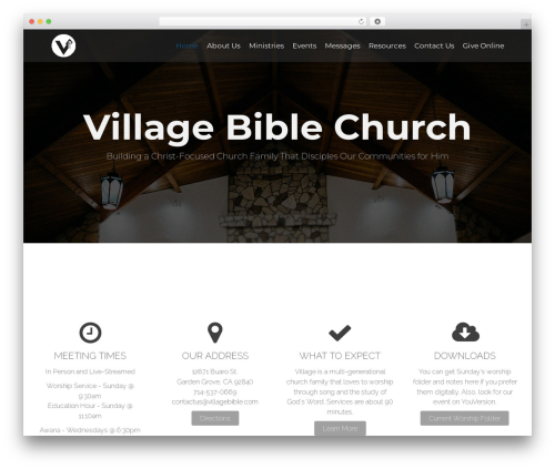 Mp buttons WordPress plugin - villagebible.com