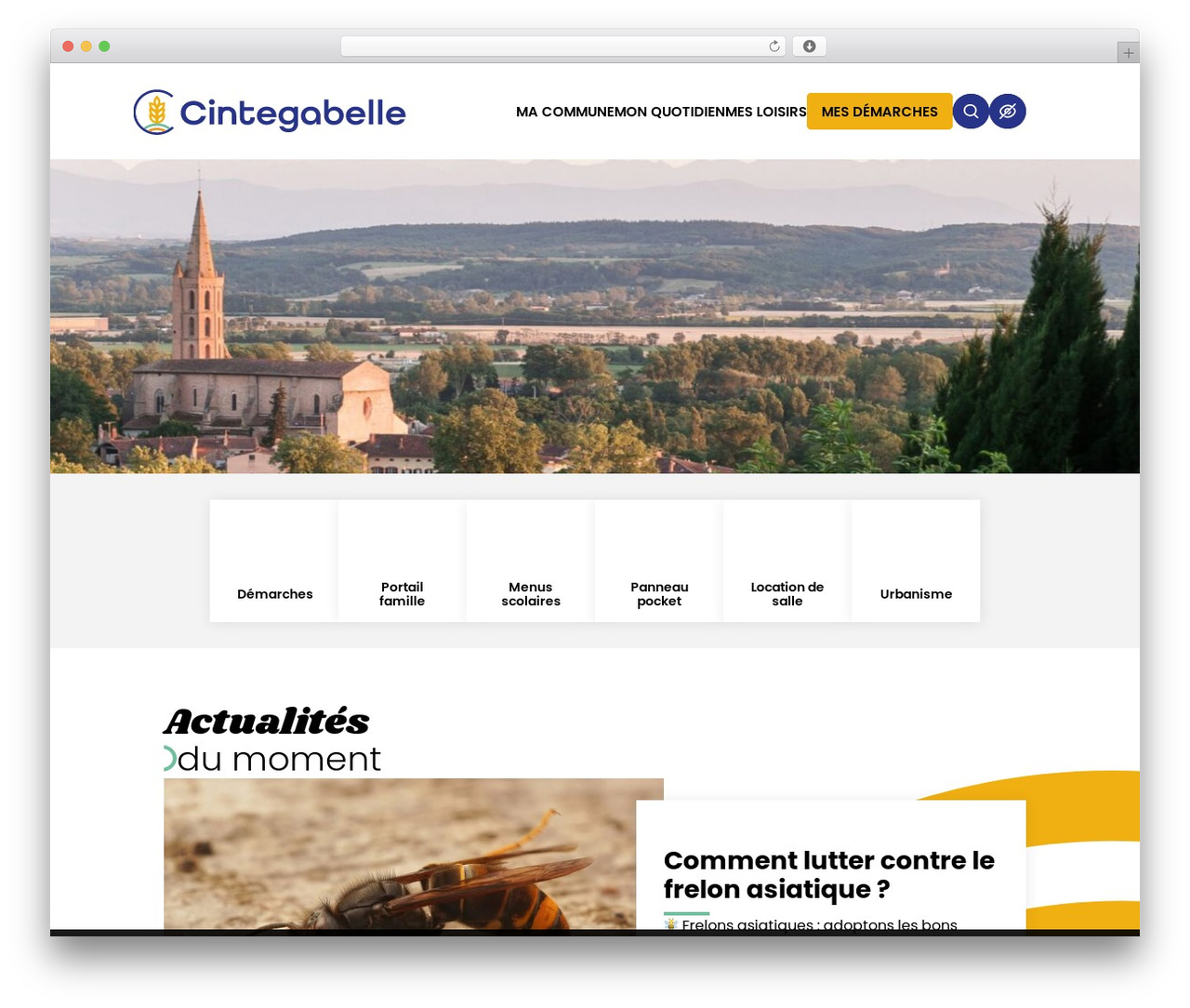 Theme WordPress Noyau Creasit - mairie-cintegabelle.fr