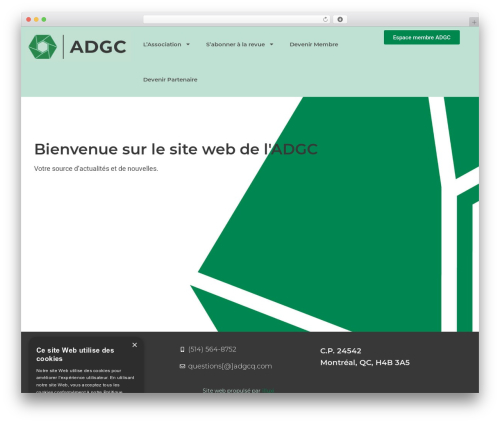 WordPress theme Kava - adgcq.com