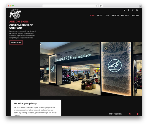 Anicom WordPress theme - anicom.com
