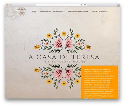 chalet WordPress theme - acasaditeresa.it